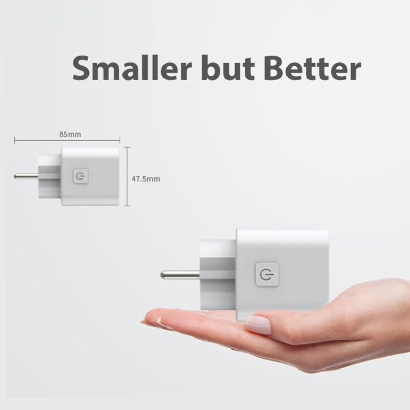 Ewelink Tuya European Standard Smart Plug Socket Wifi Mobile Phone Timer Switch Remote Control Smart Home Inteligente Enchufe