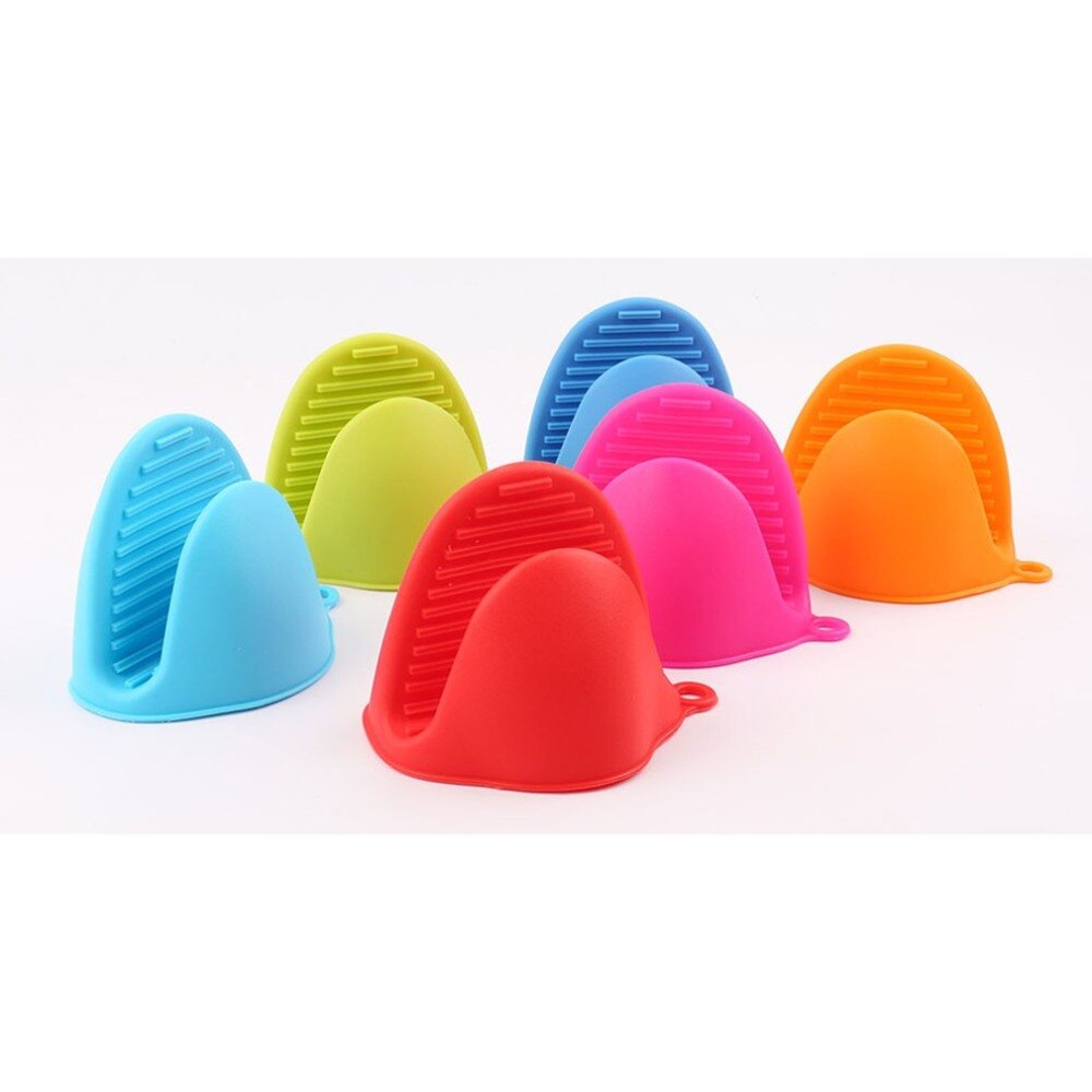 Silicone Anti-Brandwonden Oven Handschoenen Wanten Pannenlap Keuken Bbq Handschoenen Lade Pot Schotel Kom Houder Oven Handschoen Hand Clip