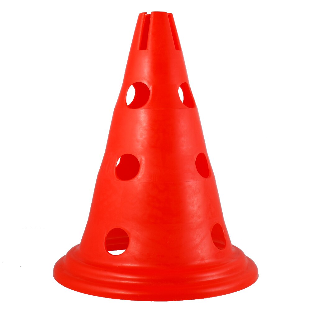 5 x Traffic Marker Hole Cones Hockey Football Rugby Sports Training Tool Red