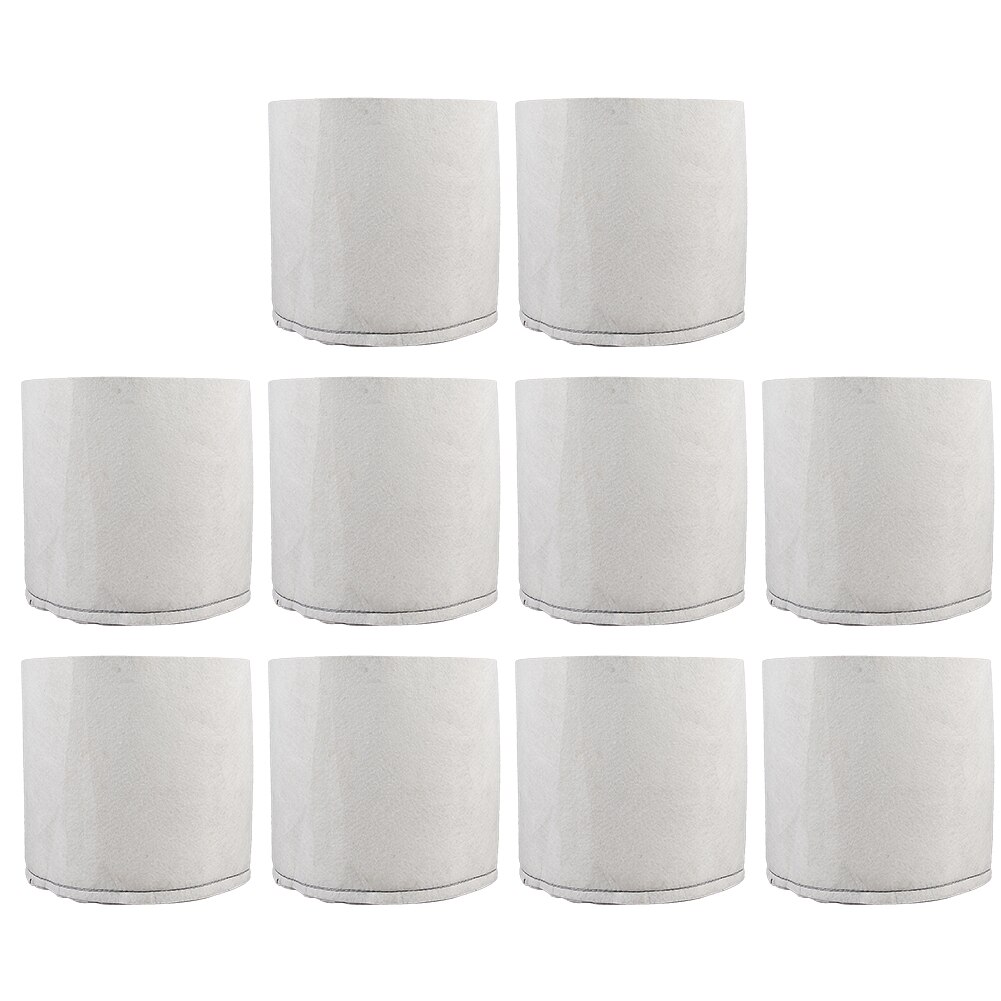 Macetas biodegradables de diferentes tamaños para cultivo de plantas, bolsas de plantación ecológicas para vivero, no tejidas, para jardín, 10 Uds.: 25cmx25cm