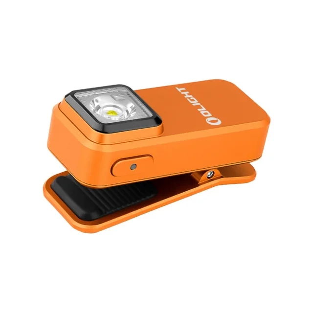 Olight oclip 300 lumen klipslykt med hvitt og rødt lys lommelykt: Foranderlig