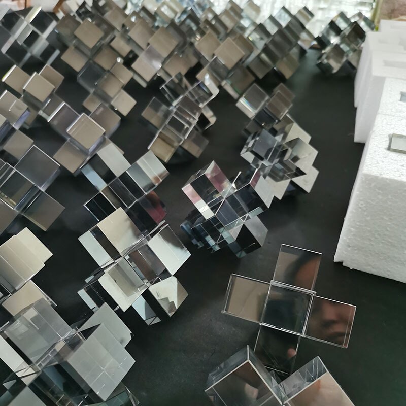 Bloque de mármol cruzado negro para decoración del hogar, muebles sencillos y modernos de 120x120x120mm, modelo para habitación, sala de estar y estudio, decoración suave