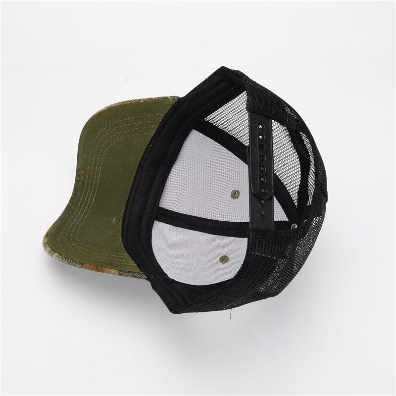 Cokk mesh kasket baseball kasket mænd camouflage trucker hat kasket mænd baseball camo cap knogler mandlige snapback hatte til mænd kvinder casquette