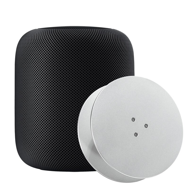 Soporte de altavoz inteligente para iPhone, accesorios de altavoz inteligentes, base de acero inoxidable