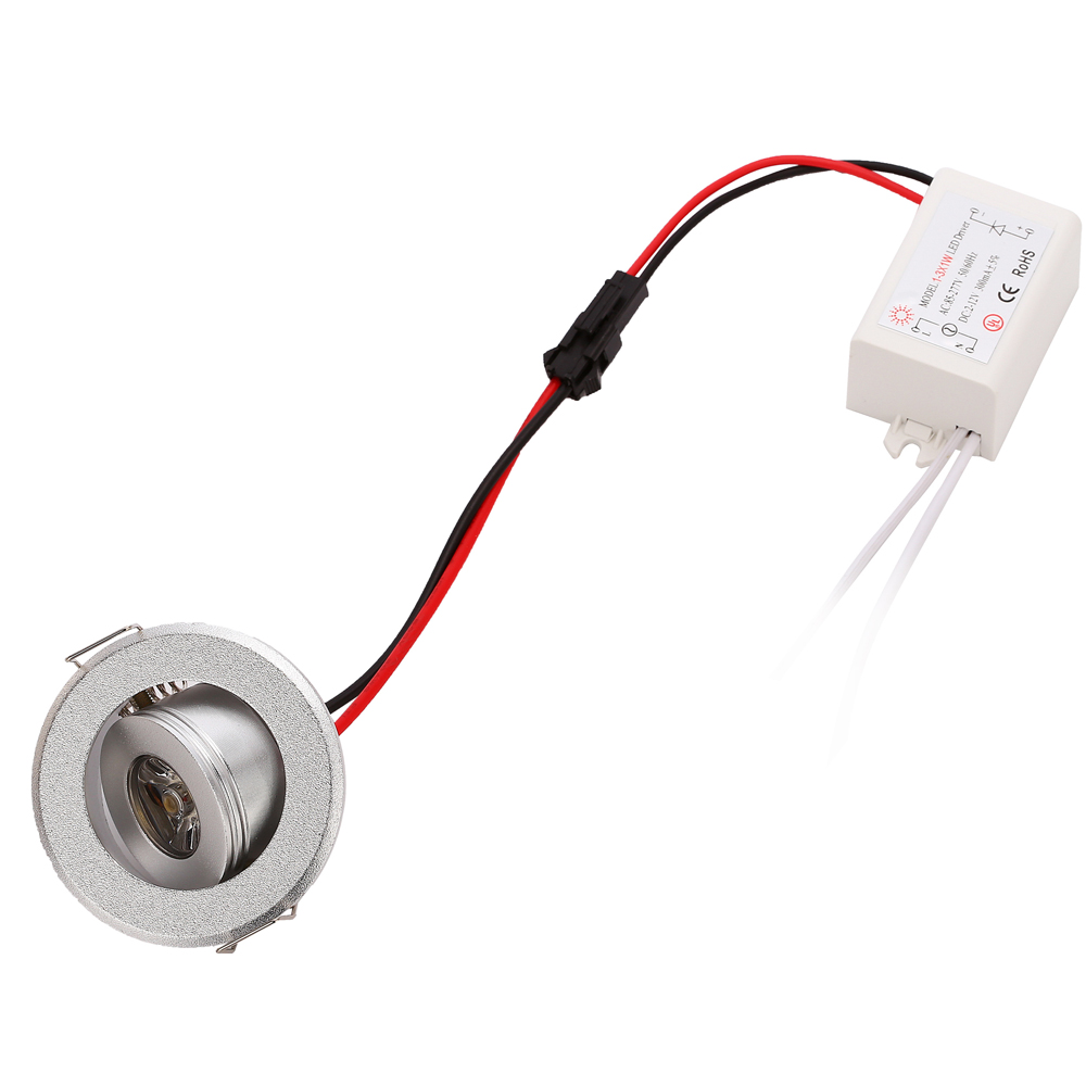 10 teile/los 1W 3W mini Led spot licht Downlight schrank lichter Loch größe 40-45mm 110-270LM mit Led-treiber Frei durch Express