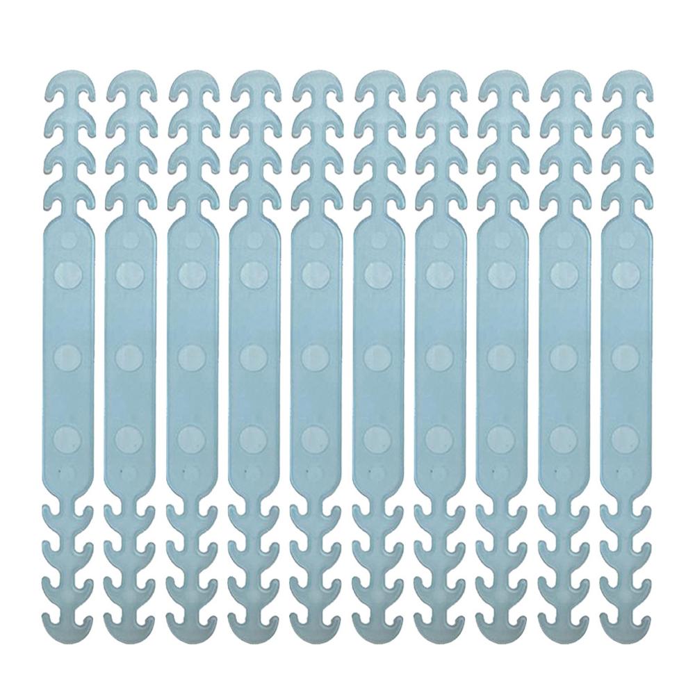 10 pièces masque facial extensions de bande Masker élastique sangle ajusteur protéger oreille pause mascarilla: Mandarine