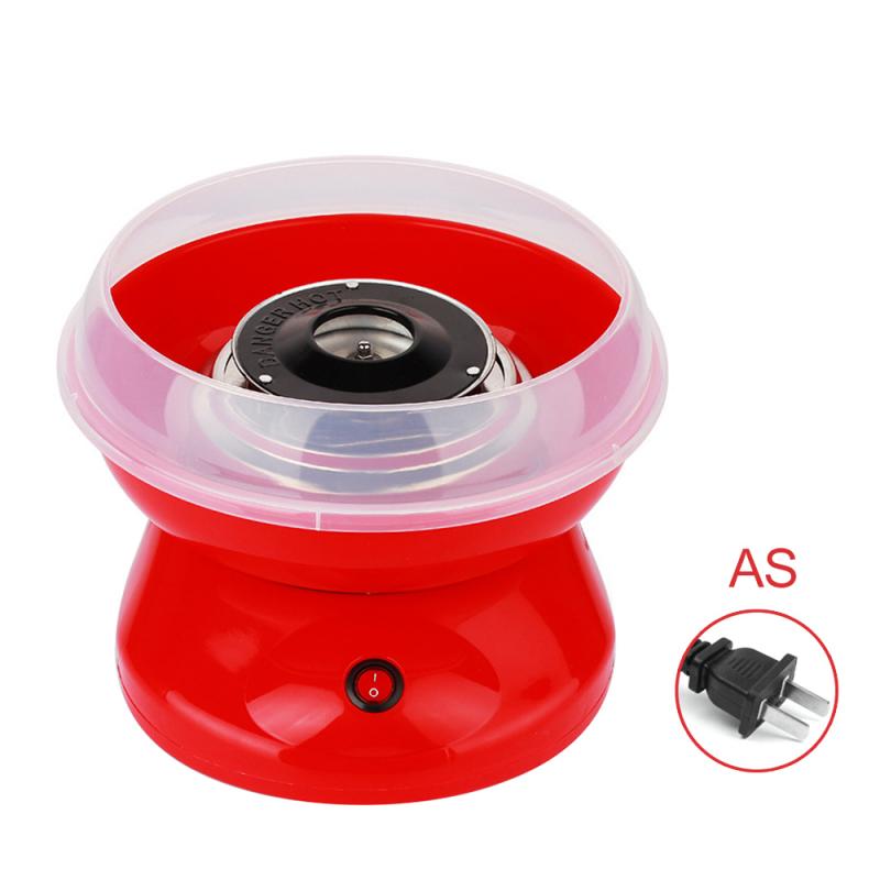 Mini Electric DIY Sweet Cotton Candy Maker Machine Marshmallow Machine MINI Portable Cotton Sugar Floss Machine Christmas: US red
