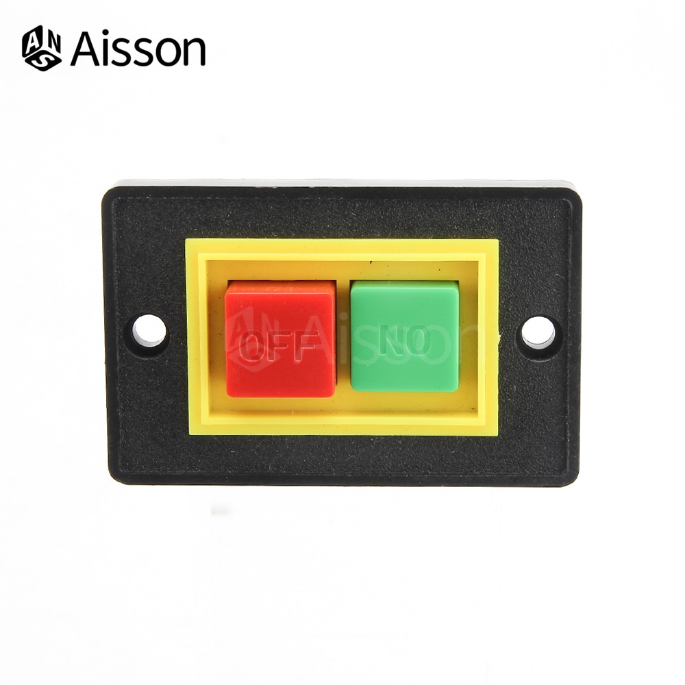 AC 380V 2KW On Off Start Stop Push Button Switch 6 Screw Terminals QCS1 Table Saw Drill Motor