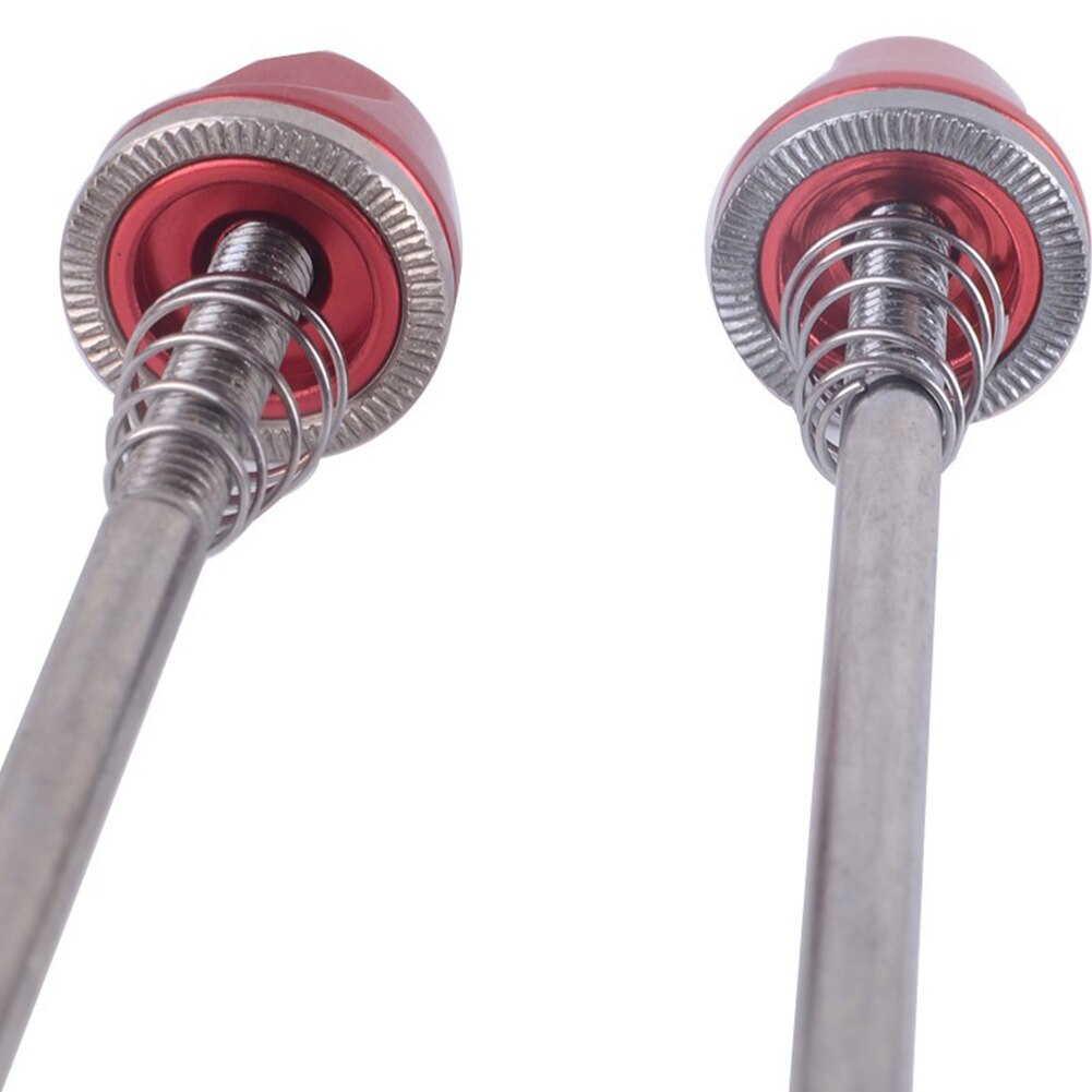 2 Pcs Screw Nuts Accessories Lever Clip Cycling Bike Quick Release Repair Parts Durable Aluminum Alloy Tools Bicycle Skewer