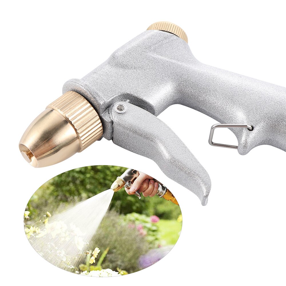 Verstelbare patroon hogedruk waterspuit pistool tuinslang mondstuk multi waterpistool gazon planten water geven huis tuinbenodigdheden: Default Title