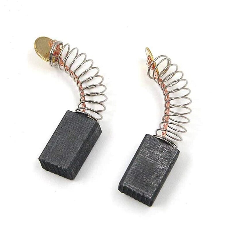 30Pcs Carbon Motor Brushes Electric Rotary Motor Tool for Dremel Electric Motors Spare Part Repair (12X8X5mm Base)