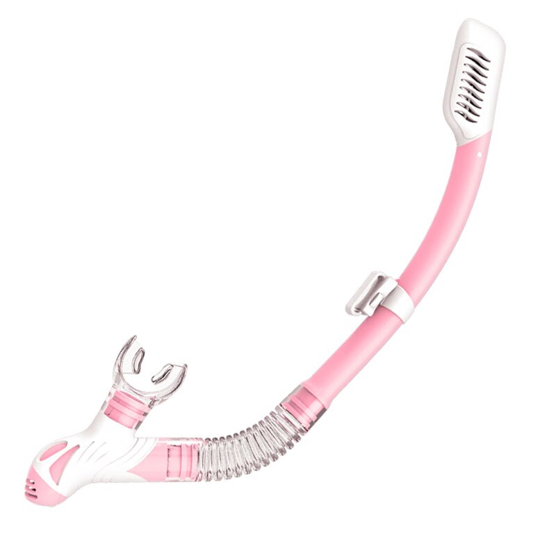 Copozz-Tubo de Snorkel seco para hombres y mujeres, buceo, natación, equipos de deportes acuáticos, reemplazo bajo el agua: pink