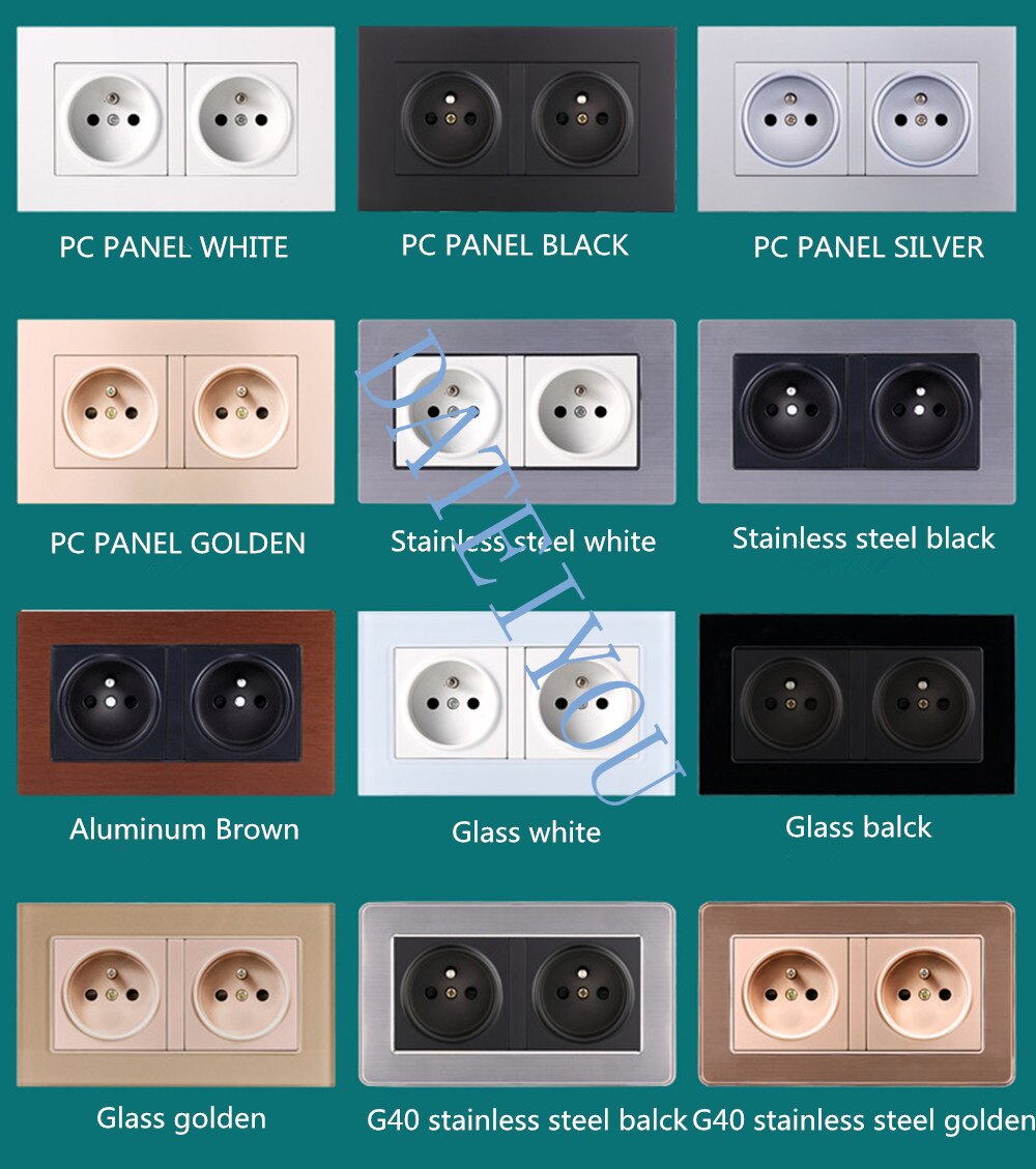 Model 146 two - position French socket French socket 16A standard socket EU