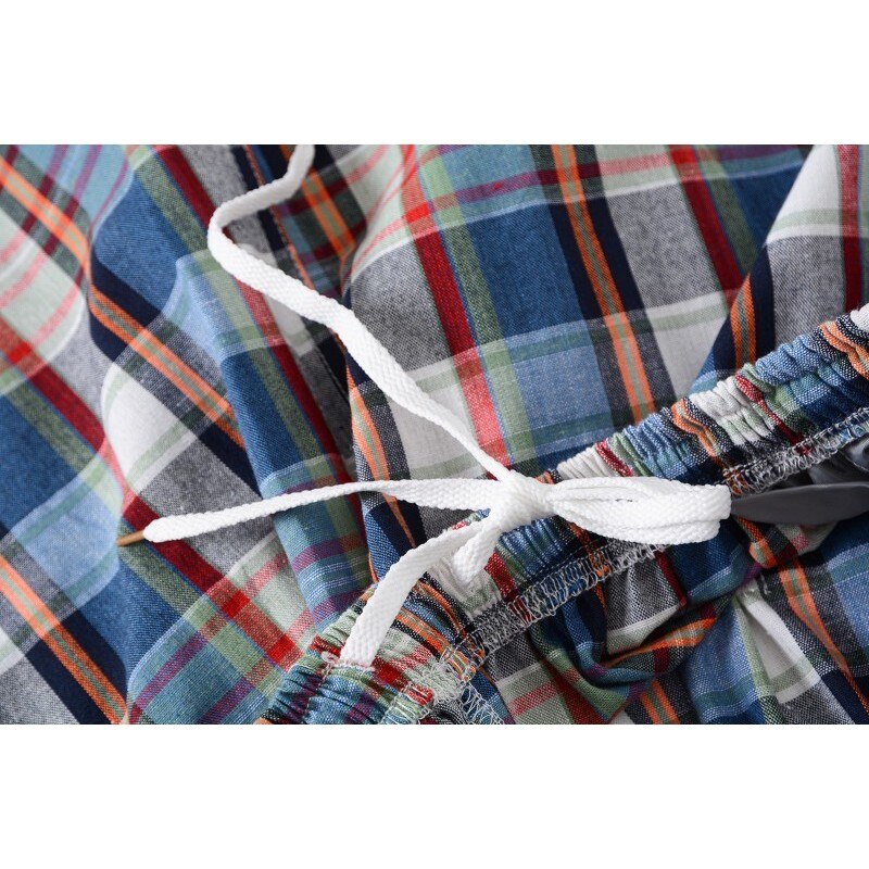 Summer Mens 100% Cotton Sleep Bottoms Pajamas Shorts Sleepwear Pants Pajamas Male home Sleep Shorts Men Sleeping Shorts XL-3XL