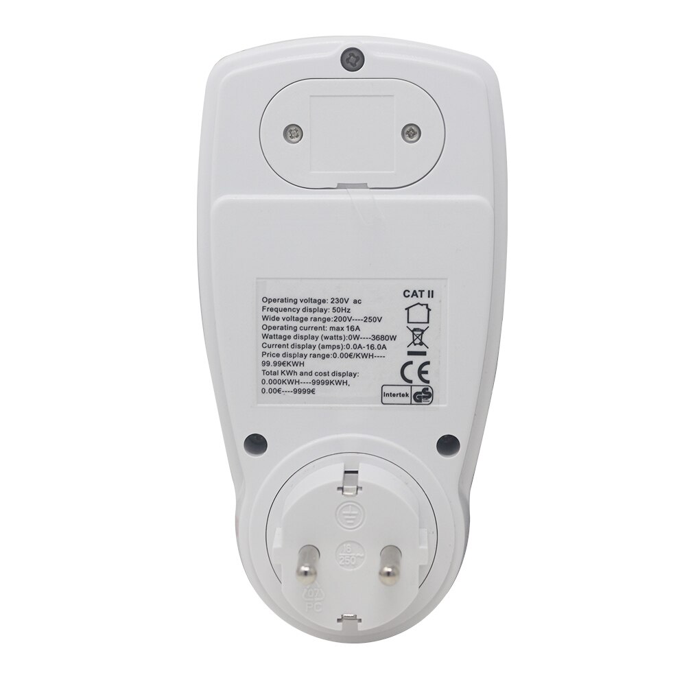 AC Power Energy Meter Digital Wattmeter Monitor Electricity Cost Power Consumption Watt Energy Meter Socket Analyzer