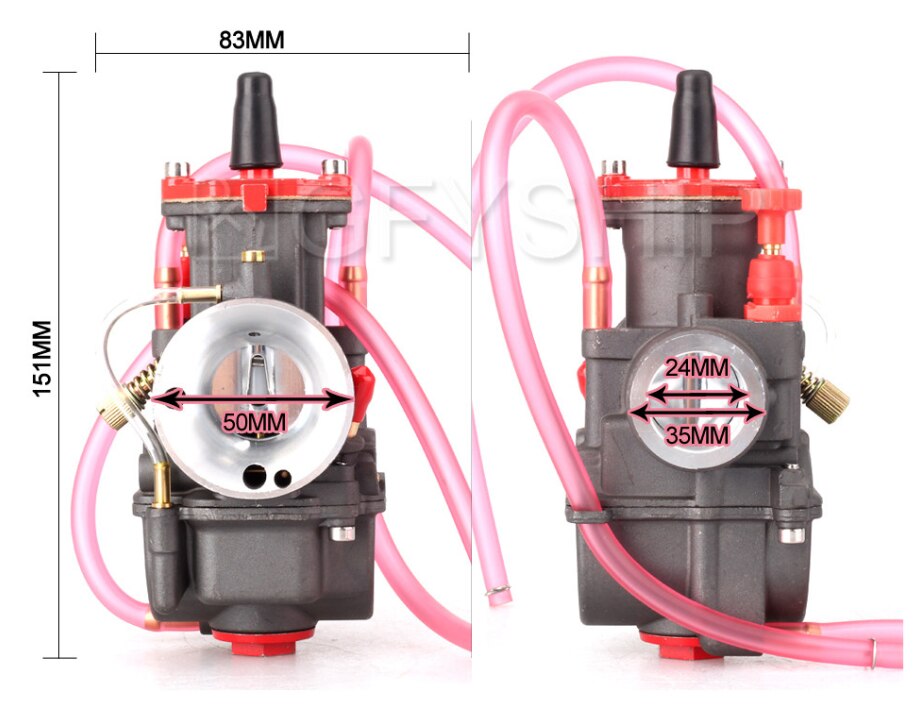Pour universel 28mm 30mm 32mm 34mm 2T 4T PWK carburateur de moto pour Mikuni Koso ATV pour Suzuki pour Yamaha pour Honda Power Jet