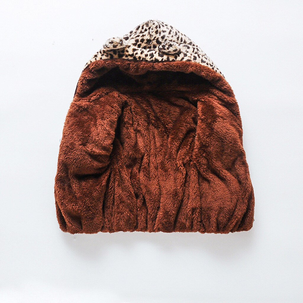 Luipaard Jas Voor Meisjes Peuter Kids Baby Gril Jongen Fleece Leuke Oor Rits Dikke Kapmantel Warm Uitloper Dikke Herfst winter