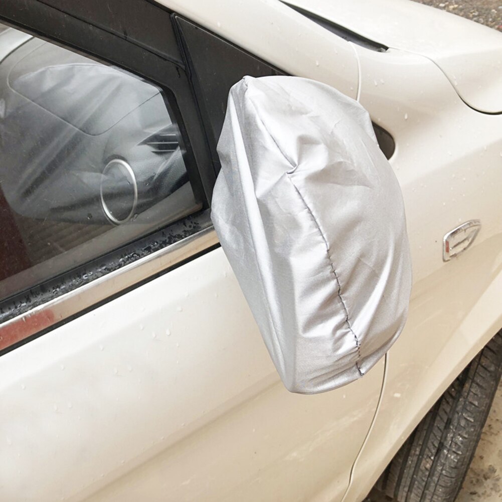 Auto Side Mirror Protective Cover Waterproof Coated Oxford Fabric Weather-proof Universal Exterior Mirror Covers Pack of 2
