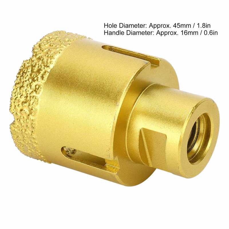 gardening gloves garden tools Hole Saw Brazing Drill Bit Drilling Marble Concrete Opener Tools 45mm safety gloves