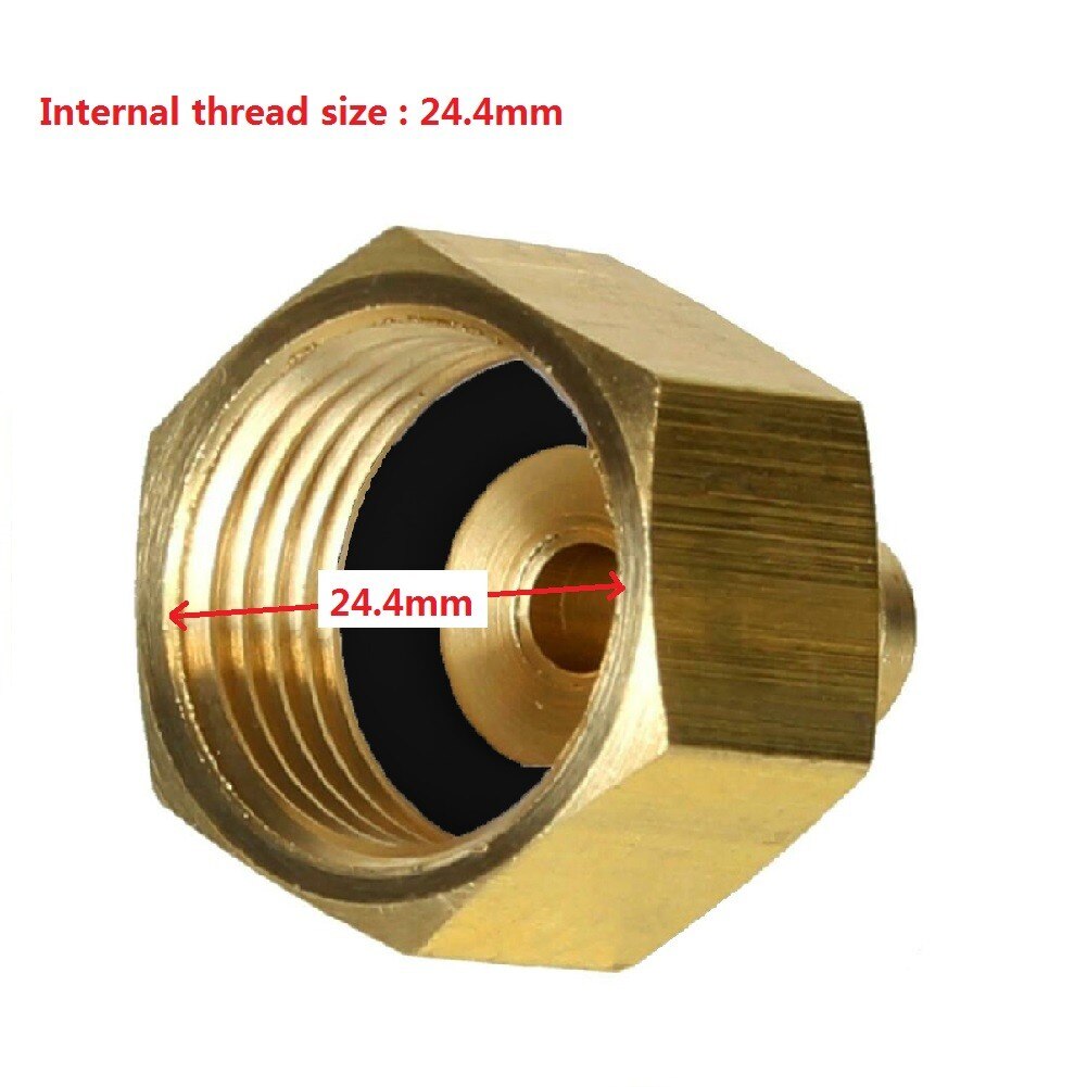 1/4" Male To 3/4" Female SAE Auto Car Air Conditioner Adapter Refrigerant Bottle Adapter For R134A 1/4SAE G3/4 HVAC Systems Part