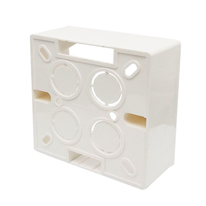 Avoir External Junction Box Switch Socket Wall Surface Box Installation Box White Box Junction Box EU UK 81mm * 81mm * 31mm