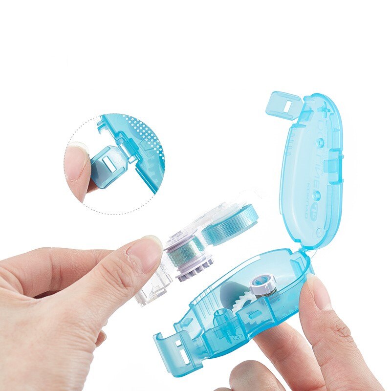 Rodillo adhesivo de puntos de doble cara, aplicador adhesivo permanente, dispensador de cinta de pegamento, rellenable, 6mm X 8m