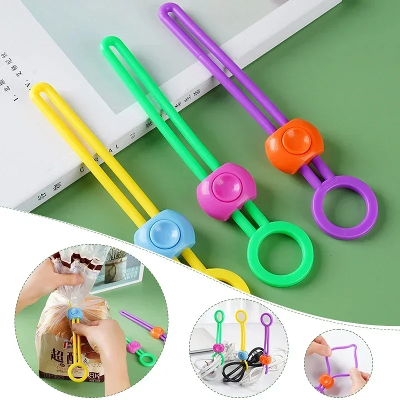 Sealing Tie Closure Clip Food Sealing Tie Rope Binding Fruit Store Preservation Multi-functional Sealing Tie Food Sealing