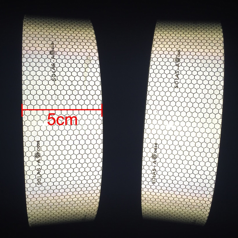 Självhäftande solas reflekterande tejp av säkerhet för trafiksäkerhet