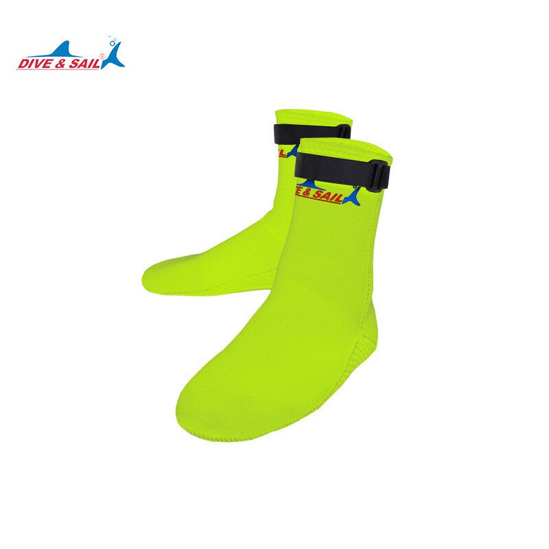 3Mm Neopreen Sokken Duiken Anti-Slip Zwemmen Laarzen Sok Snorkelen Water Schoenen Surfen Laarzen Warme Sok Zwemmen Strand sok: green / L