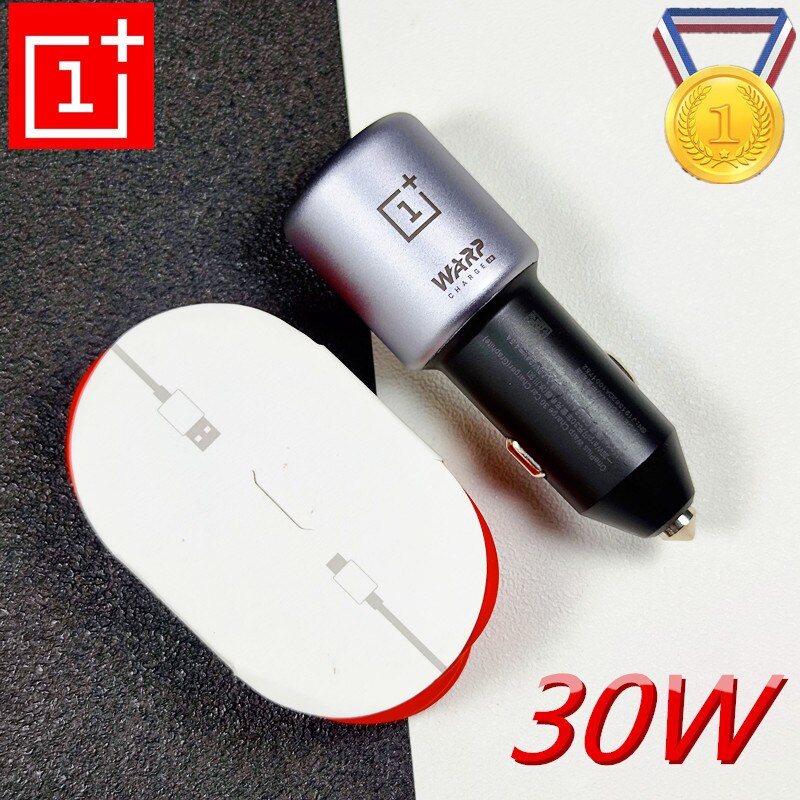 OnePlus Warp Car Charger 30W Original 7 pro Charger EU UK Input 12V 24V 4.5A Output 5V 6A Max For OnePlus 7 /7 Pro/ 7T /7T pro