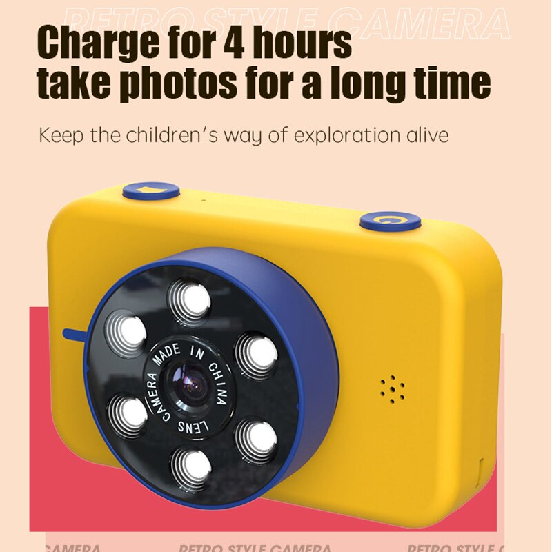 Kids Camera with 32GB SD Card, 1080P HD Kids Digital Camera for Toddlers 2.0 Inch Screen Kids Camera for 4-10 Years Old Boys
