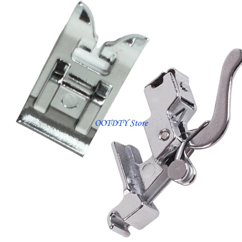 367A 2PCS Sturdy Zinc Alloy Quilting Foot e On Adapts Acessory With Standards Home Sewing Machines
