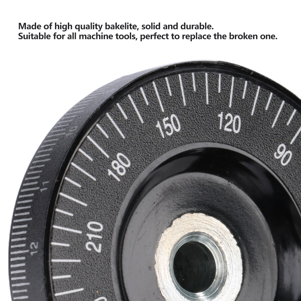 63mm Solide Bakelit Hand Rad Skala Handrad Maschinen Mithelfer Bakelit Hand Rad