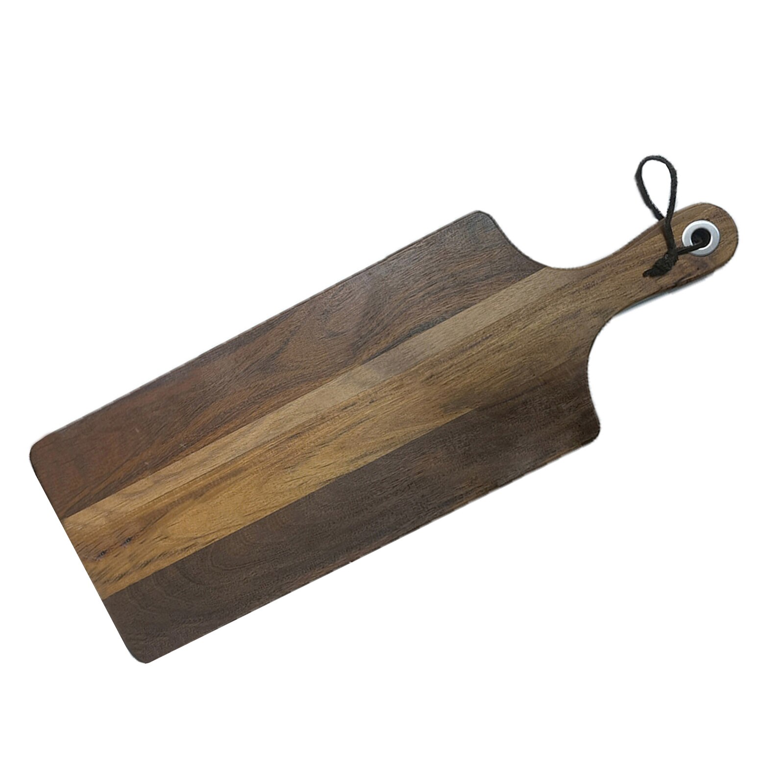Steak Wood Serving Board Charcuterie Acacia Wood Cutting Board Steak Plate with Handle for BBQ and Grill Wooden Serving Tray: Default Title