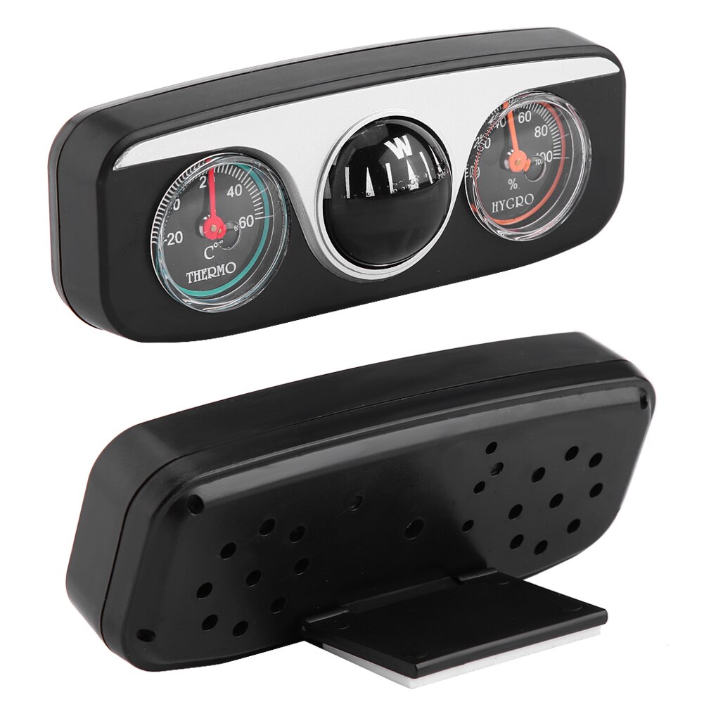 3 In 1 Dash Mount Navigatie Richting Kompas Thermometer Hygrometer Voor Auto 'S Boten Marine Vrachtwagens