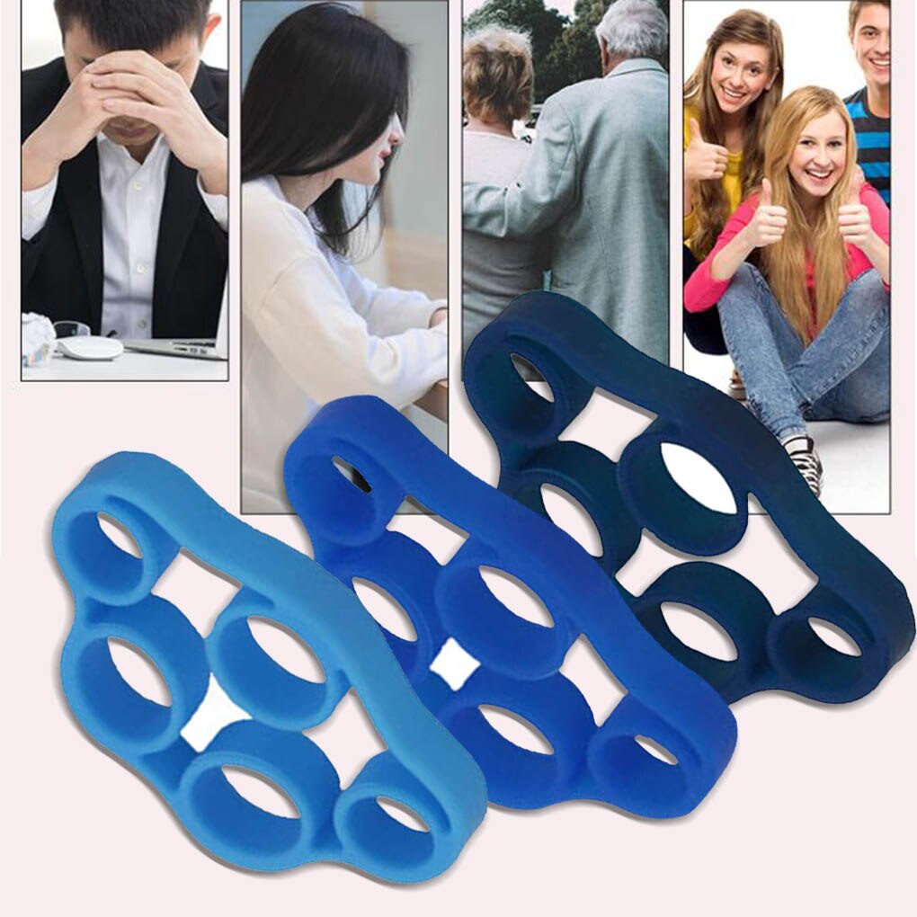 1Pc Finger Gripper Stretcher silicon finger Resistance Bands Hand Extensor Exercise Strength Trainer Set Fitness Equipment