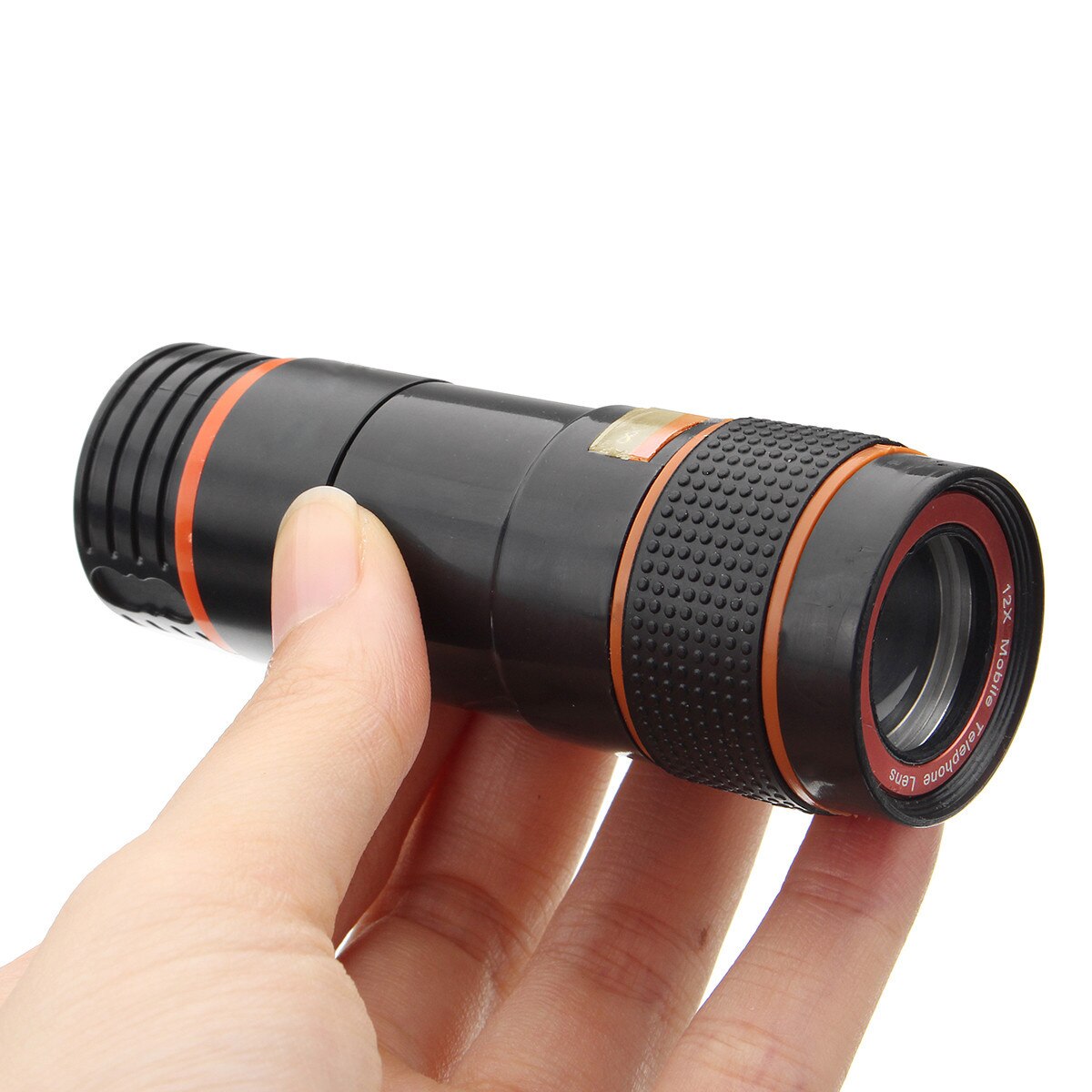 Phone Camera Lens HD 12x Optical Zoom Camera Telescope Lens With Clip For iPhone/Phone External Telescope Phone Accessories