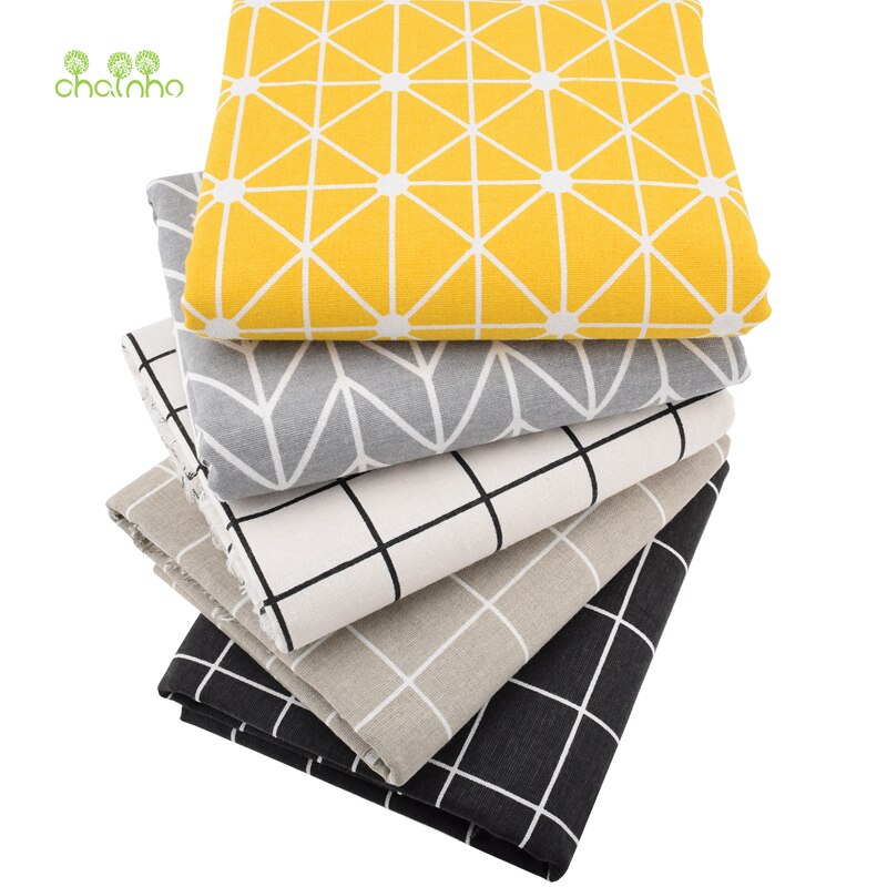 Trykt bomuldshørstof til patchwork quiltning syning gør-det-selv sofa borddug møbelbetræk tissue gardinpose pudestof