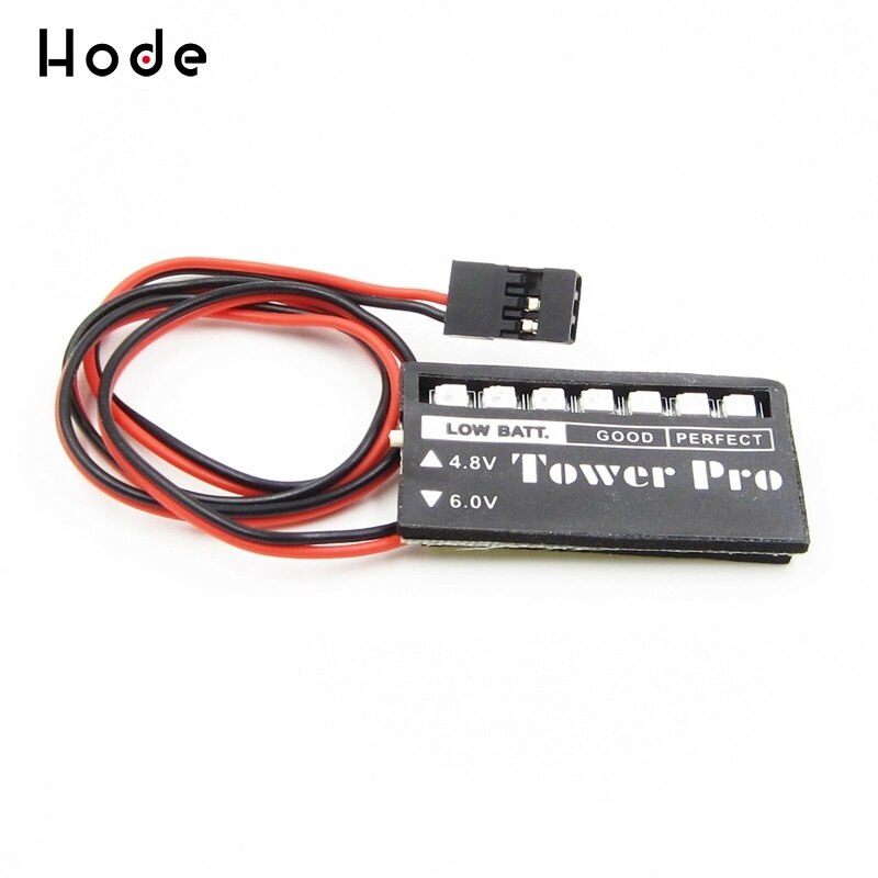 4.8v 6v 7 LED RC modèle récepteur batterie indicateur de tension voiture auto