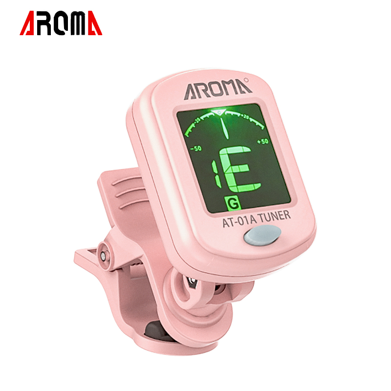 Acouway Guitar Ukulele Tuner Violin Bass Electronic Tuning Tuner Clip-On Chromatic Tuner 360 DegreeRotate With 5 Tuning Model