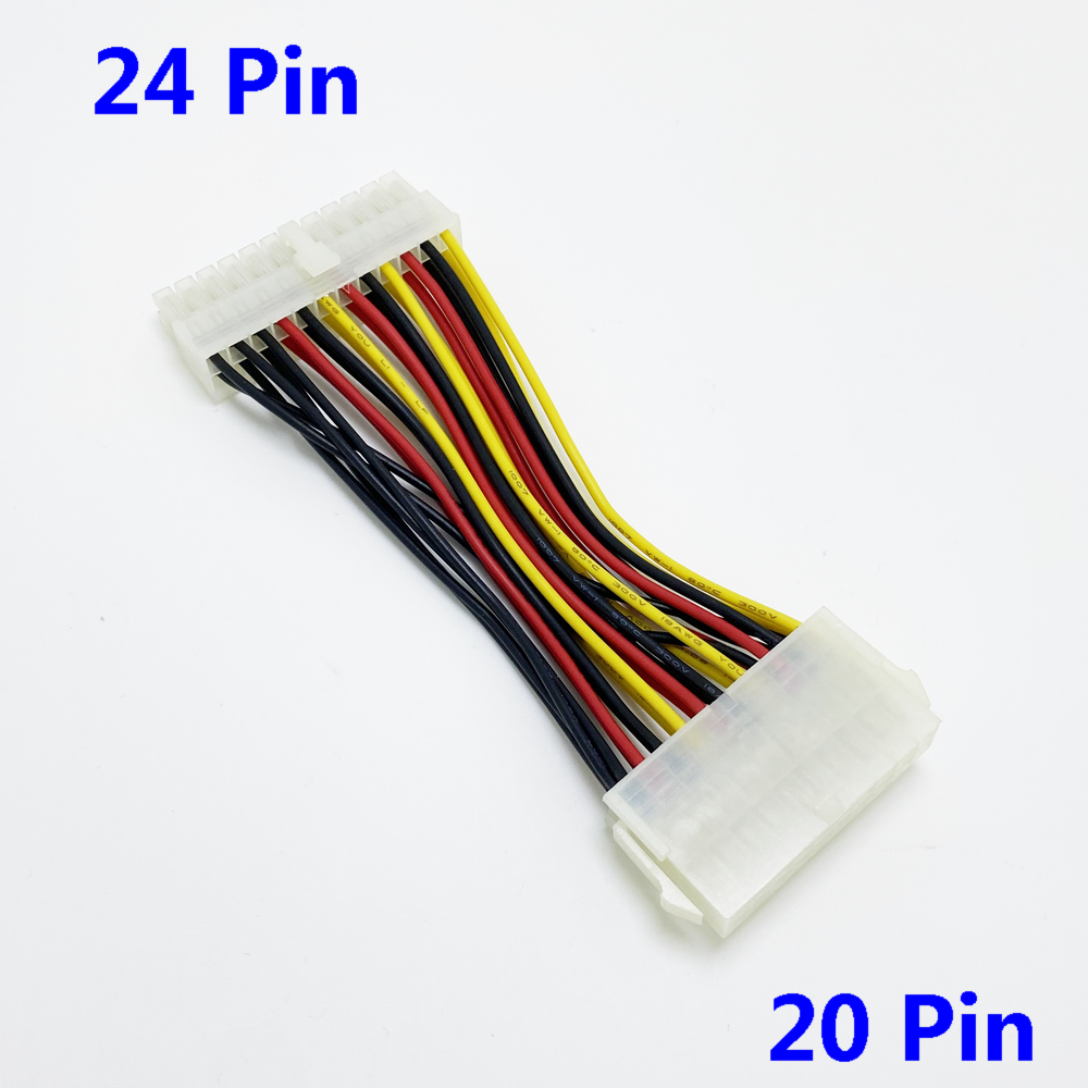 20pin Male Naar 24pin Vrouwelijke Adapter Kabel Plastic 20 Pin Naar 24 Pin Connector Adapter Kabel Atx Connector