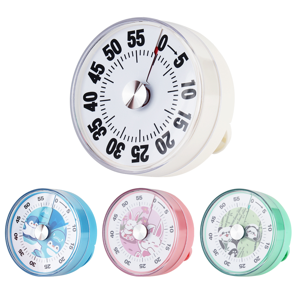 Alarm Cooking Timer 60-Minutes Mechanical for Students Teachers Visual Timer Kitchen Timer Magnetic Clock Timer With Loud Alarm