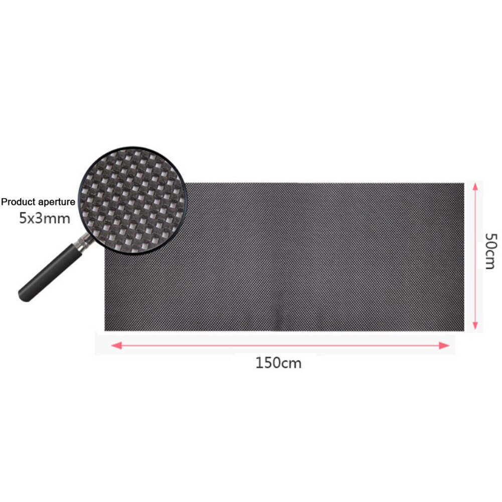 150*50cm Multipurpose DIY Non-Slip Mat Black Anti-wear Anti Slip Mat Roll Cushioning Pad For Home Office Cars Caravans Use