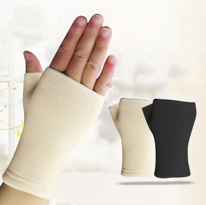 2 Stuks Ultradunne Ventileren Pols Guard Artritis Brace Mouwen Ondersteuning Handschoen Elastische Palm Hand Pols Ondersteunt Gym Accessoires