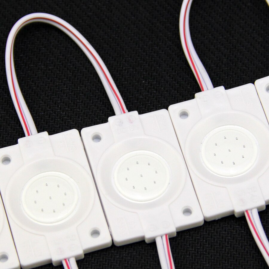 HAXIHA 10 Stücke Weiße 36-SMD-LED Panel Dome Licht,mit 12 Stücke Girlandenadapter,Für Den DIY-Modellbau