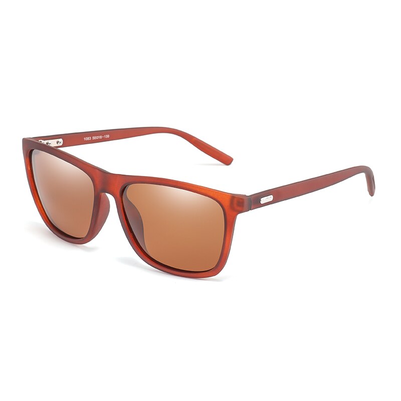 Glitztxunk Polarized Sunglasses For Men Classic Brand black Oculos de sol Men Square Driving Travel Sun Glass