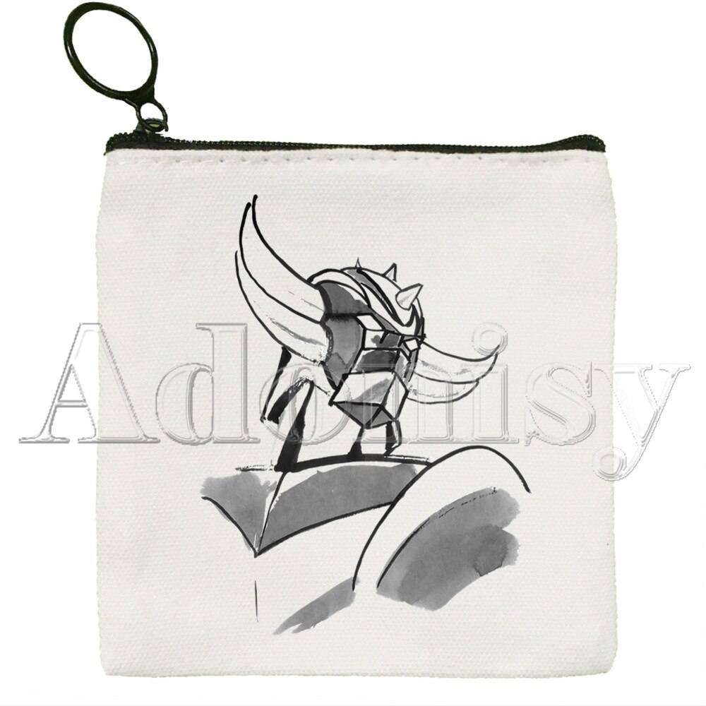 Goldorak Koreanische Stil Cartoon Gedruckt Leinwand Tasche Leinwand Einfache und Modische Lagerung Tasche: H