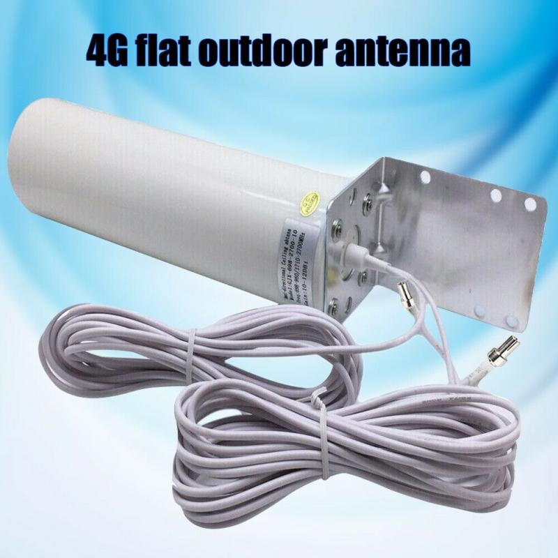 4G LTE Antenna 3G 4G External Antennna Outdoor Antenna with 5m Dual SlIder CRC9/TS9/SMA Connector for 3G 4G Router Modem