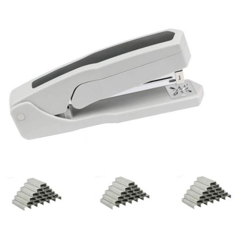 HUISHENG Swivel Stapler, Medium-Stitch Staplers,Desktop Stapler with Stapler and Staples for Office School HS2005-30