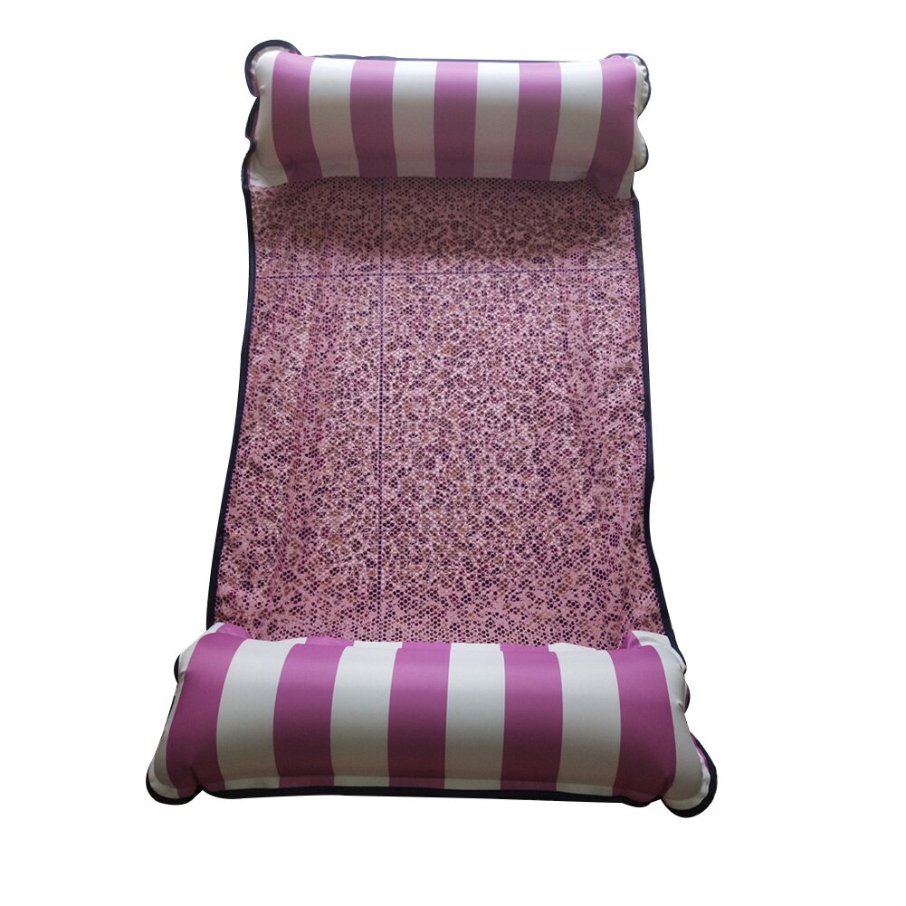 Multi-Purpose Water Sports Drifter Outdoor Bed Party Swimming Pool Foldable Floating Lounge Chair Inflatable Hammock Saddle Toy: Pink